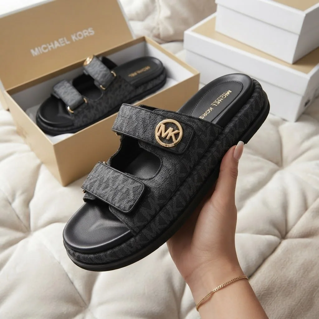 Sandalia Velcro estilo Michael Kors