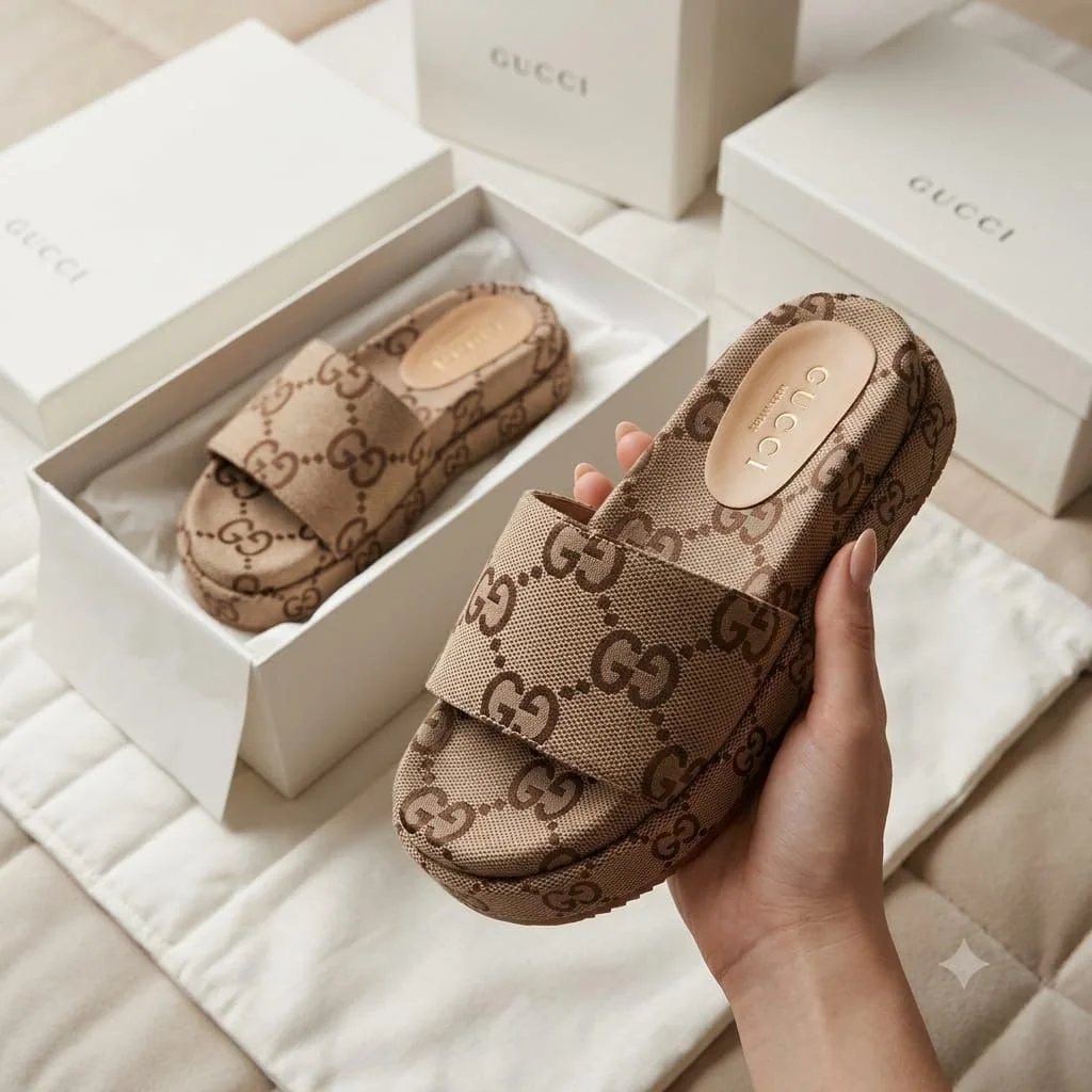 Sandalia Plataforma estilo Gucci